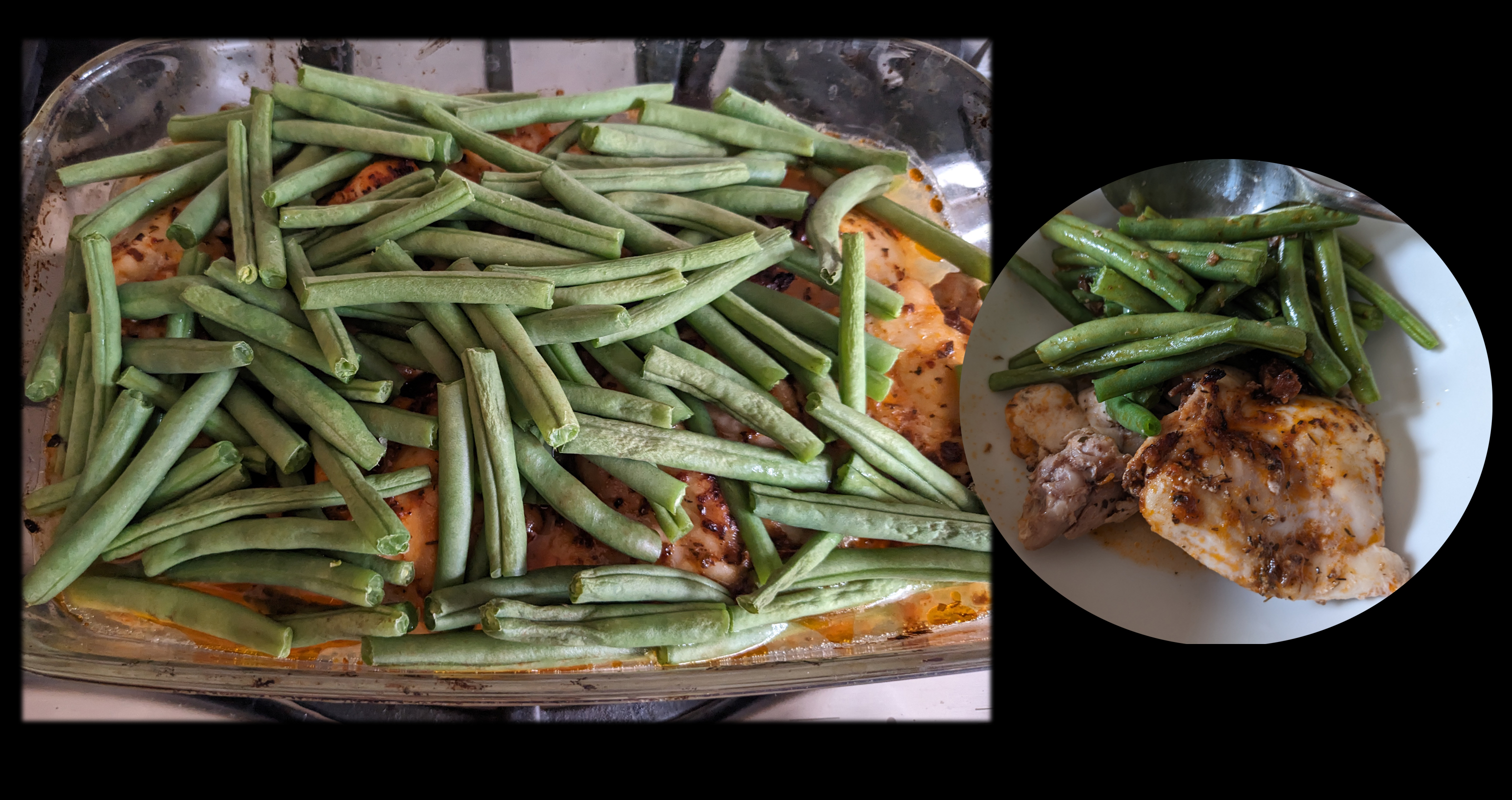 Chicken and green beans
